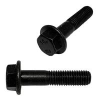 M10-1.5 X 45 mm Hex Flange Screw (PT), Non-Serrated, DIN 6921, Class 10.9, Plain